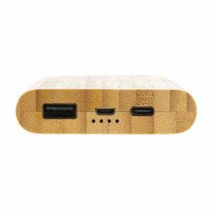 FSC® sertifikuoto bambuko išorinis įkroviklis 5 000 mAh