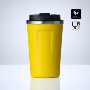 RINKINYS: kavos puodelis 350 ml ir vandens buteliukas 500 ml