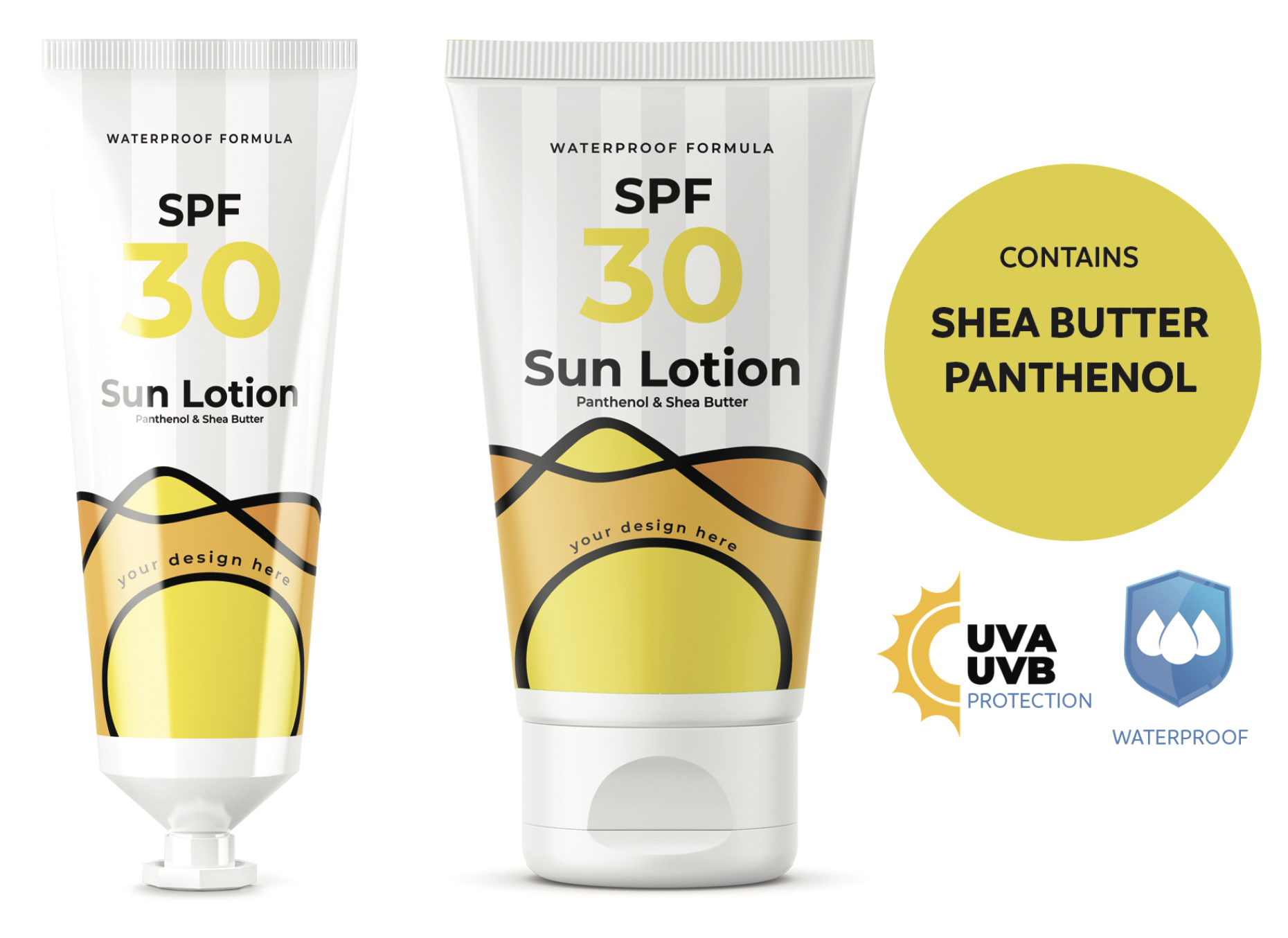 Patikima apsauga nuo saulės: "Sun Protection SPF30" losjonas kūnui ir veidui.