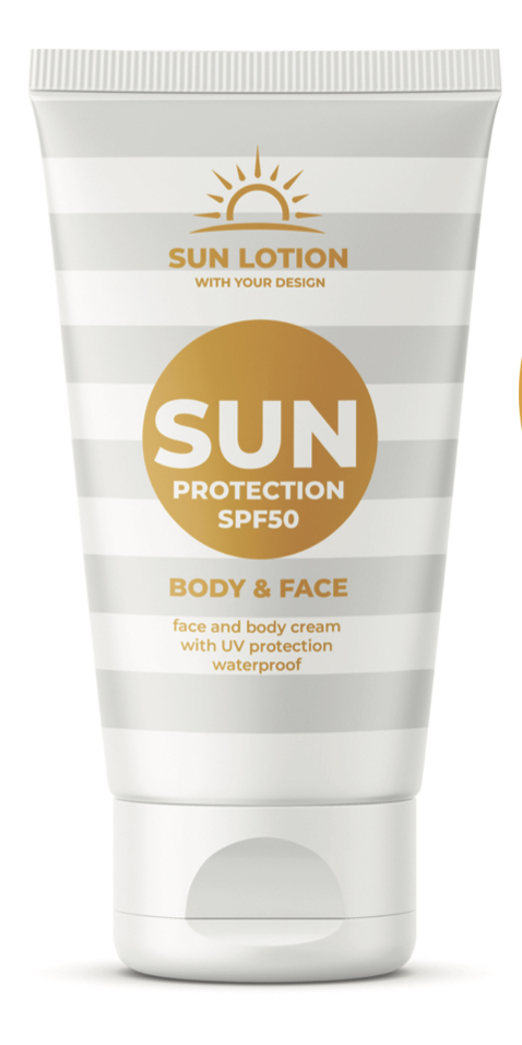 Patikima apsauga nuo saulės: "Sun Protection SPF50" losjonas kūnui ir veidui.