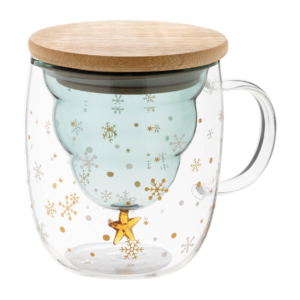 Jaukus kalėdinis verslo dovanų rinkinys Winter Forest Tea Set su jūsų logotipu