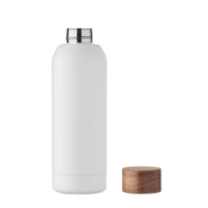 Metalinė gertuvė su mediniu dangteliu, 700 ml
