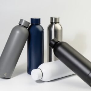 Didelė gertuvė iš perdirbto plieno, 800 ml
