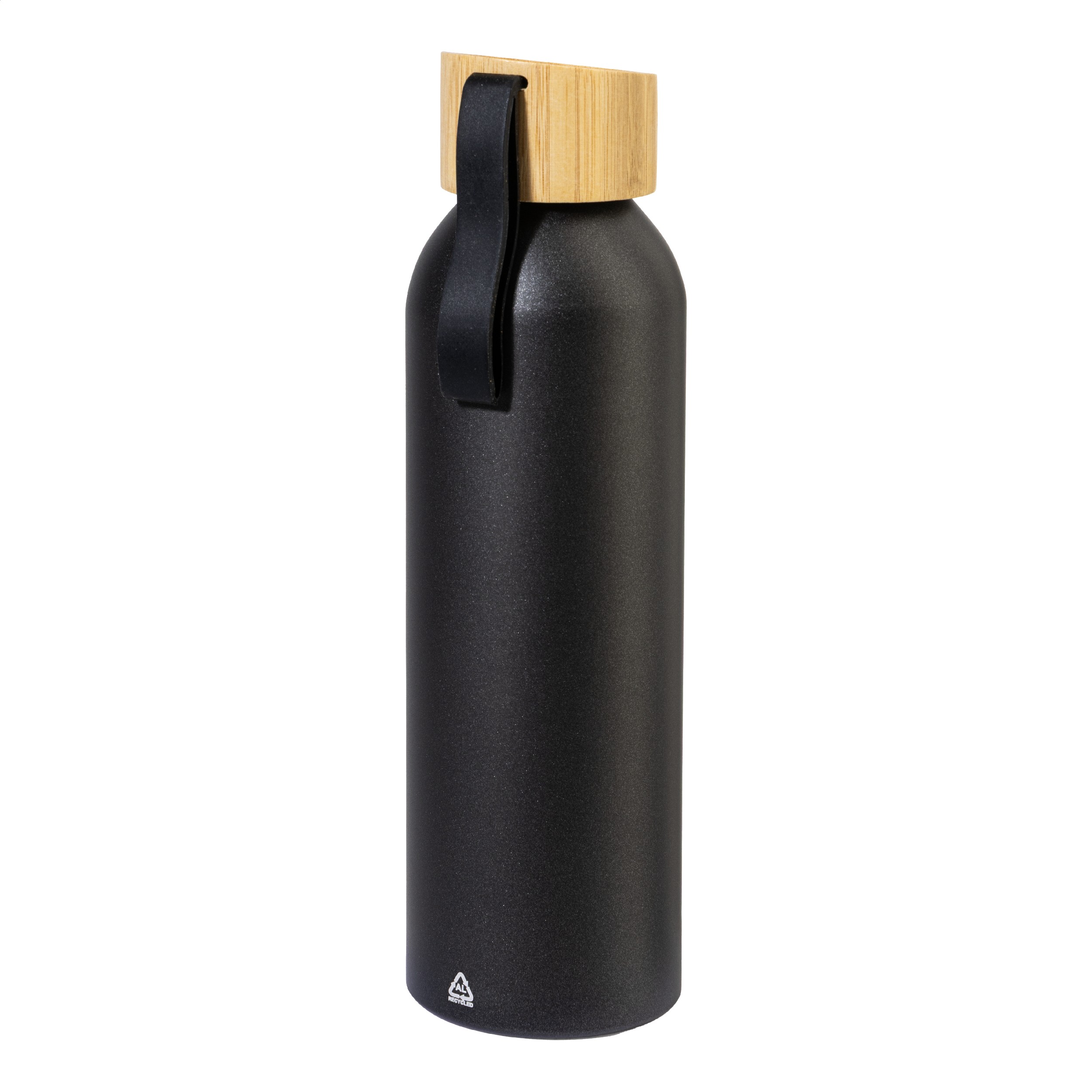 Aliumininė gertuvė su bambukiniu dangteliu, 600 ml - Image 6