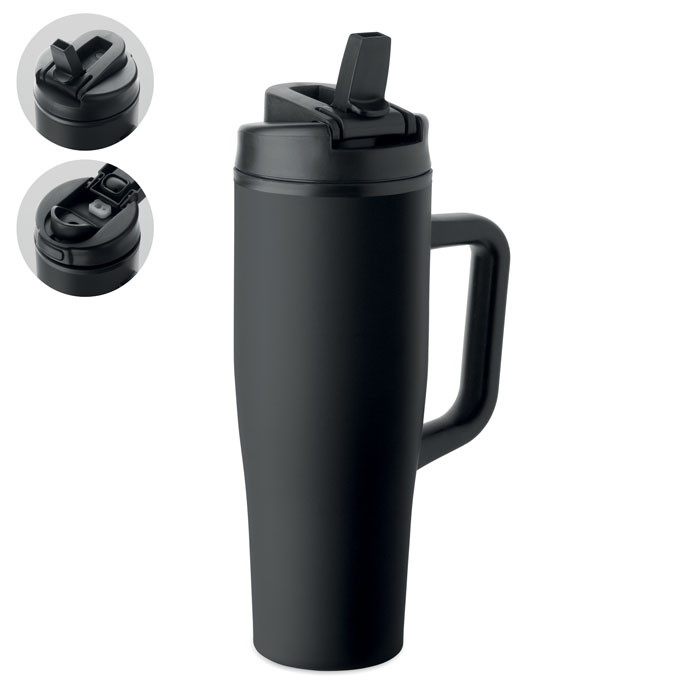 Sandarus termo puodelis su šiaudeliu, 900 ml
