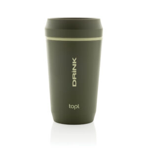 TOPL kelioninis puodelis iš perdirbto plastiko, 354 ml