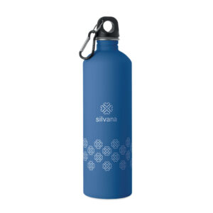 Metalinė gertuvė su karabinu, 750 ml