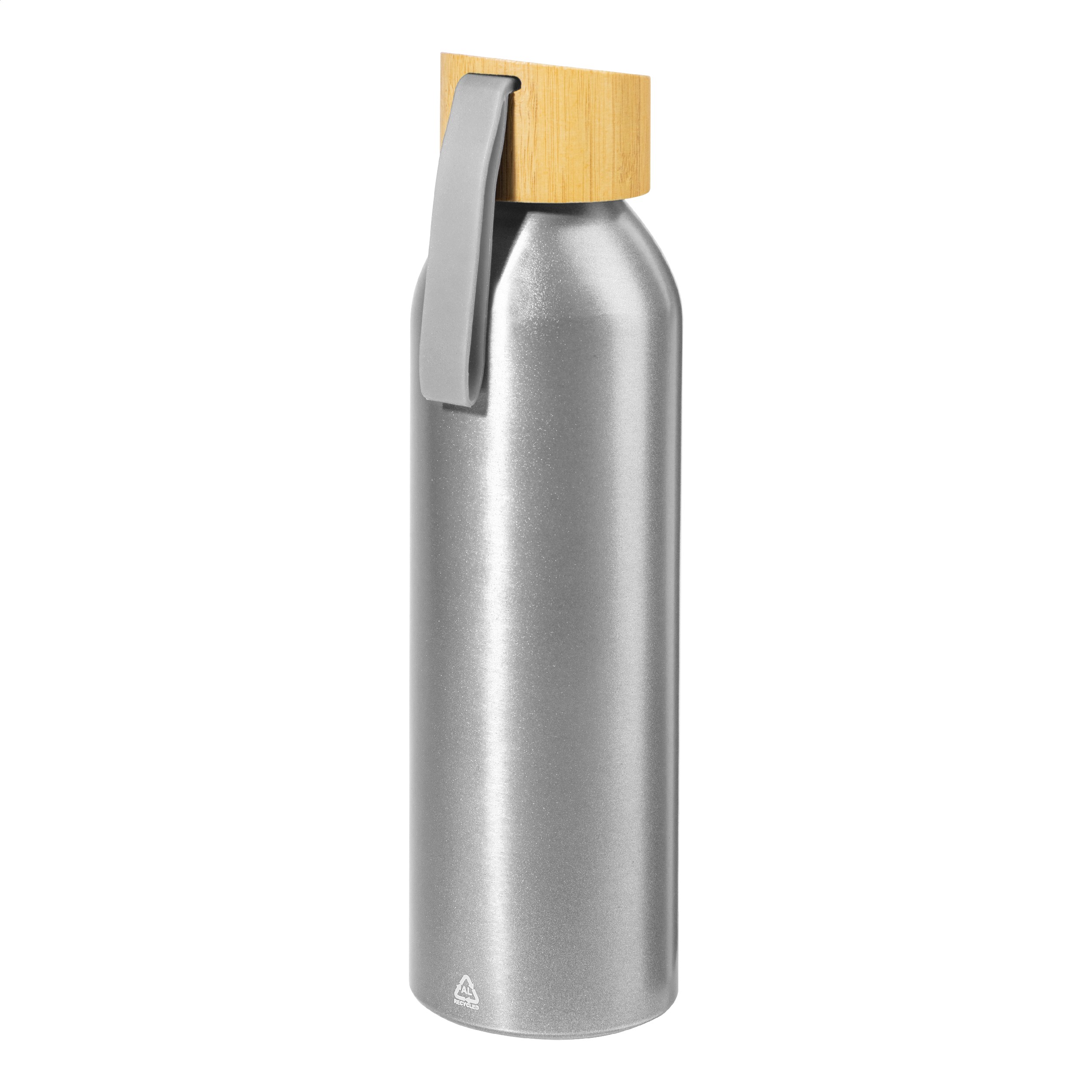 Aliumininė gertuvė su bambukiniu dangteliu, 600 ml - Image 9