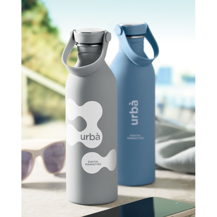 Metalinė gertuvė su silikonine rankenėle, 500 ml - Image 18