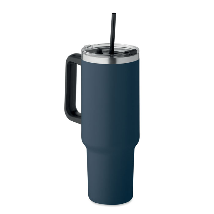 Didelis termo puodelis su šiaudeliu, 1200 ml - Image 13