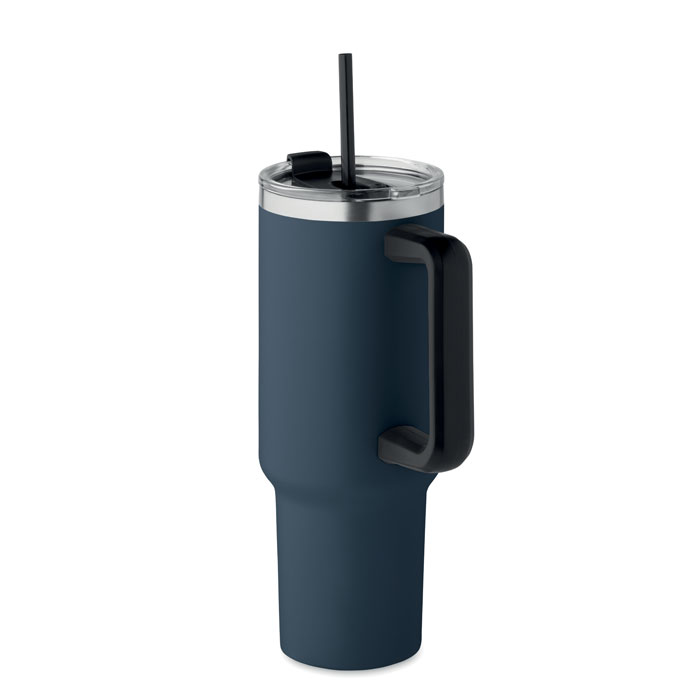 Didelis termo puodelis su šiaudeliu, 1200 ml - Image 15