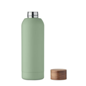 Metalinė gertuvė su mediniu dangteliu, 700 ml