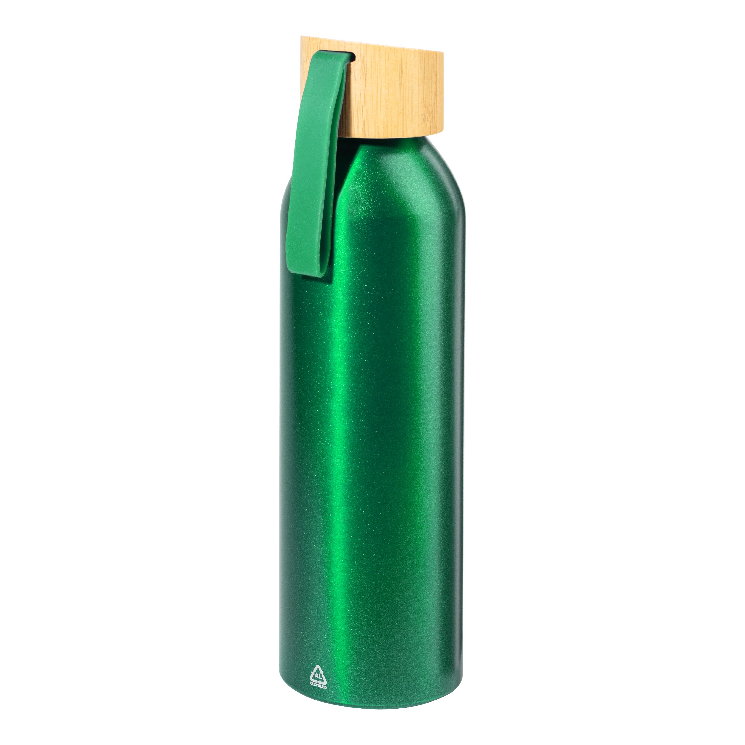 Aliumininė gertuvė su bambukiniu dangteliu, 600 ml - Image 12