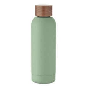 Metalinė gertuvė su mediniu dangteliu, 700 ml