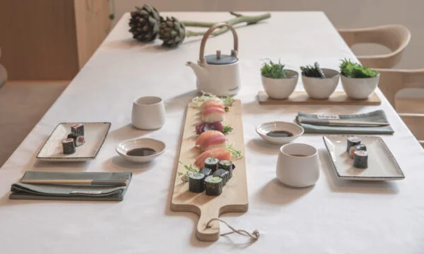 Ukiyo tea pot set with cups - Image 8