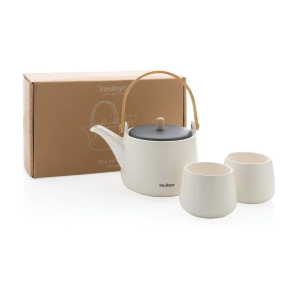 Ukiyo tea pot set with cups - Image 11