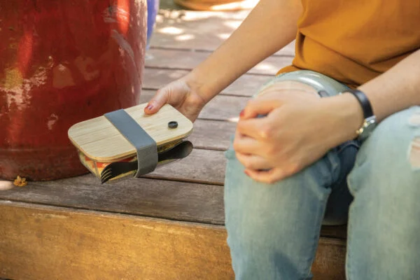 Glass lunchbox with bamboo lid - Image 9