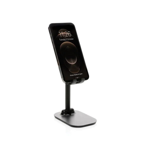 Swiss Peak Adjustable aluminium phone stand - Image 2