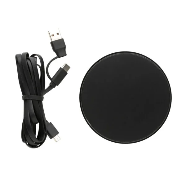 RCS standard recycled plastic 10W wireless charger - Image 5