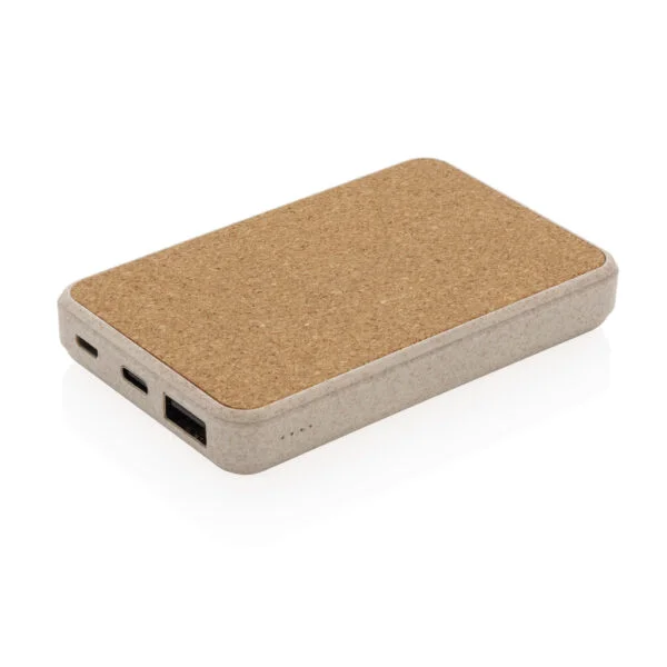 Cork and Wheat 5.000 mAh pocket powerbank - Image 2