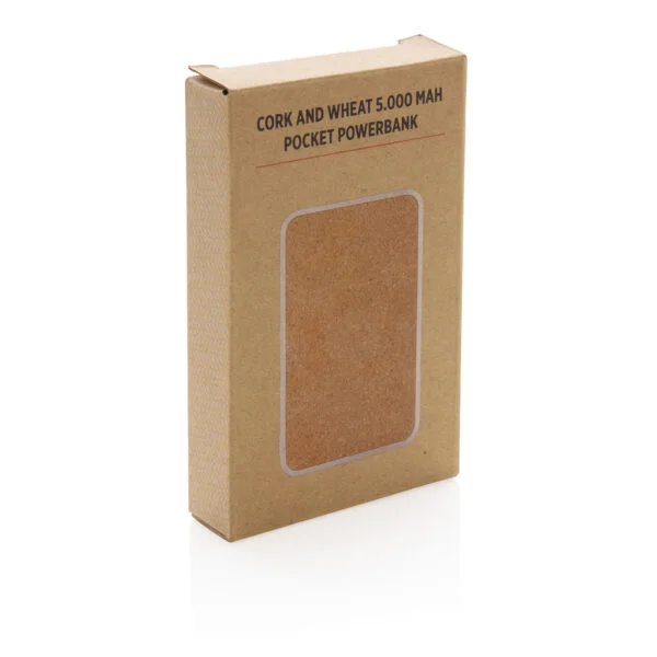 Cork and Wheat 5.000 mAh pocket powerbank - Image 11