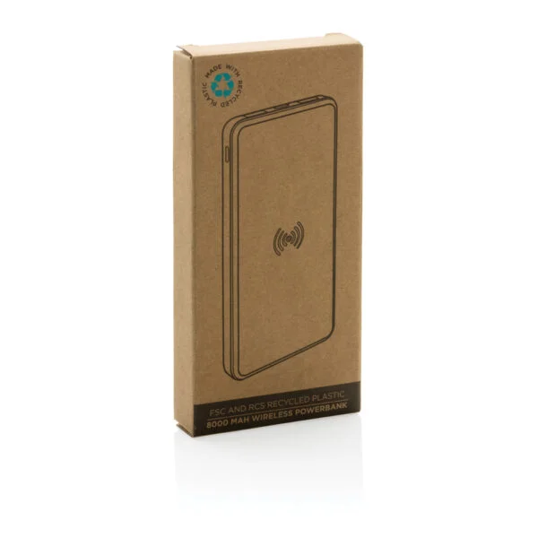 FSC®& RCS Rplastic 8000 mAh Wireless Powerbank - Image 12