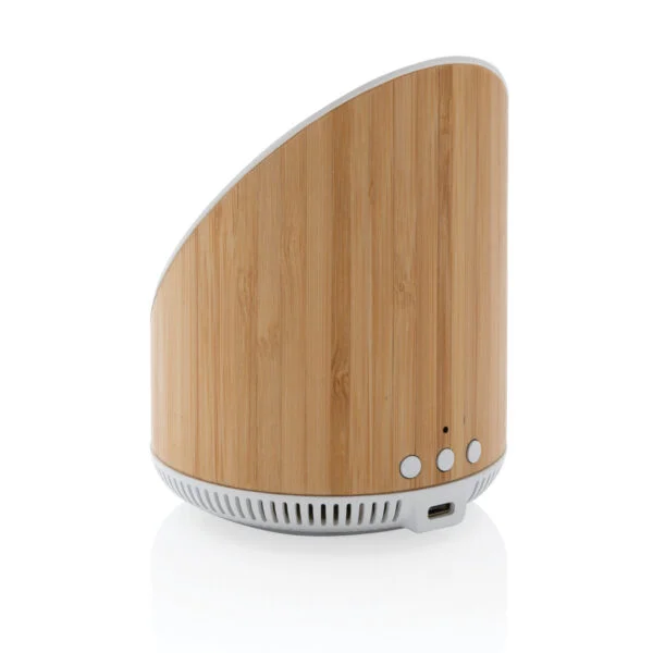 Ovate bamboo 5W speaker with 15W wireless charger - Image 5