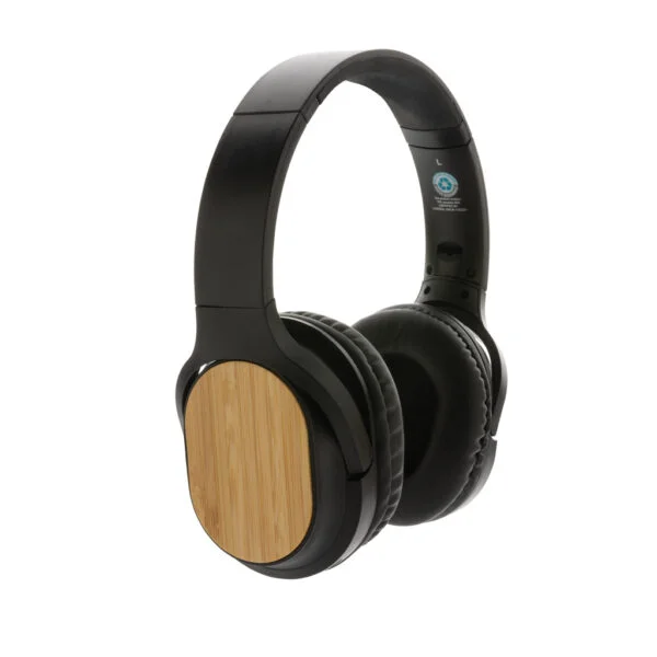 RCS and FSC® bamboo Elite Foldable wireless headphone - Image 2