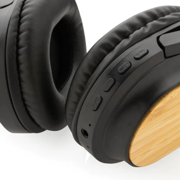 RCS and FSC® bamboo Elite Foldable wireless headphone - Image 6