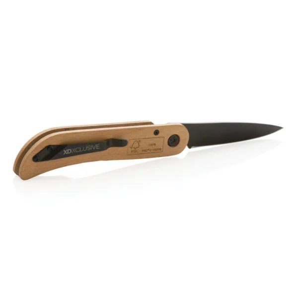 Nemus FSC® Luxury Wooden knife with lock - Image 2