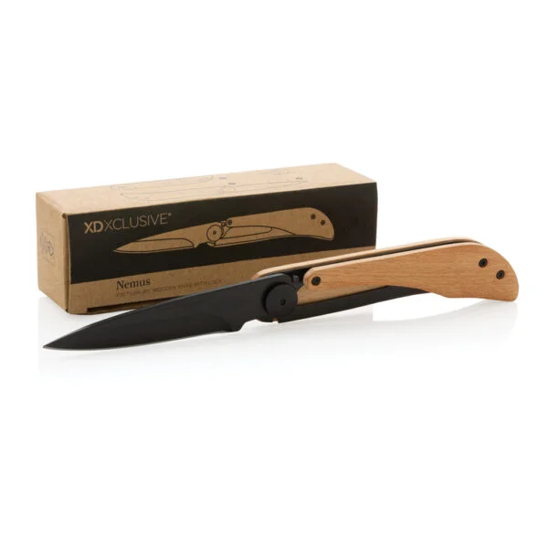 Nemus FSC® Luxury Wooden knife with lock - Image 11