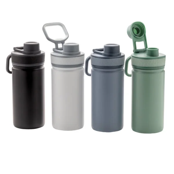 Vacuum stainless steel bottle with sports lid 550ml - Image 9